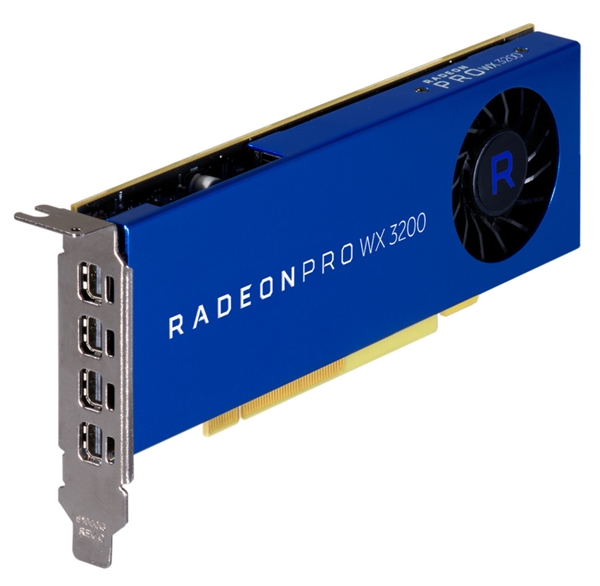 AMD新发专业卡Radeon Pro WX 3200：北极星架构、TDP 50W