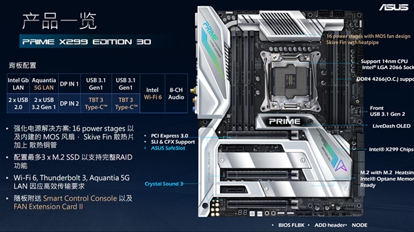 华硕主板诞生30周年：特别发布纪念版PRIME 299