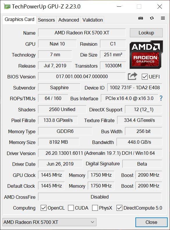蓝宝石RX 5700 XT白金版OC上手：这技术让帧数暴涨