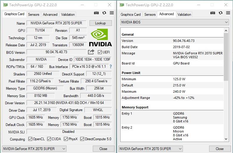 支持个人送保！耕升RTX 2070 Super炫光OC评测：夏天烤机仅68度