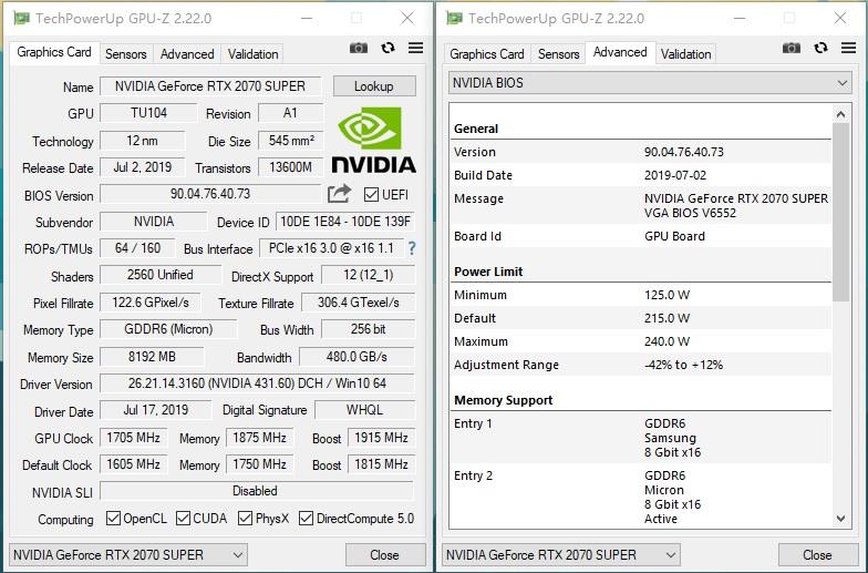 支持个人送保！耕升RTX 2070 Super炫光OC评测：夏天烤机仅68度
