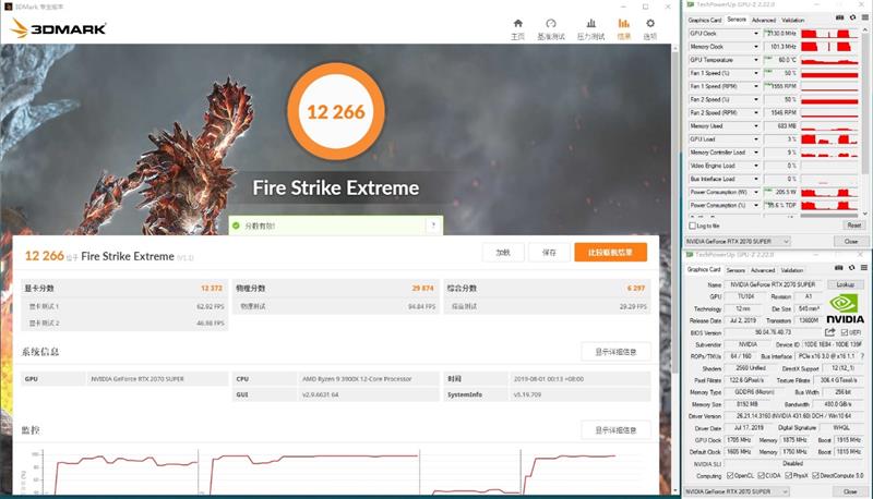 支持个人送保！耕升RTX 2070 Super炫光OC评测：夏天烤机仅68度