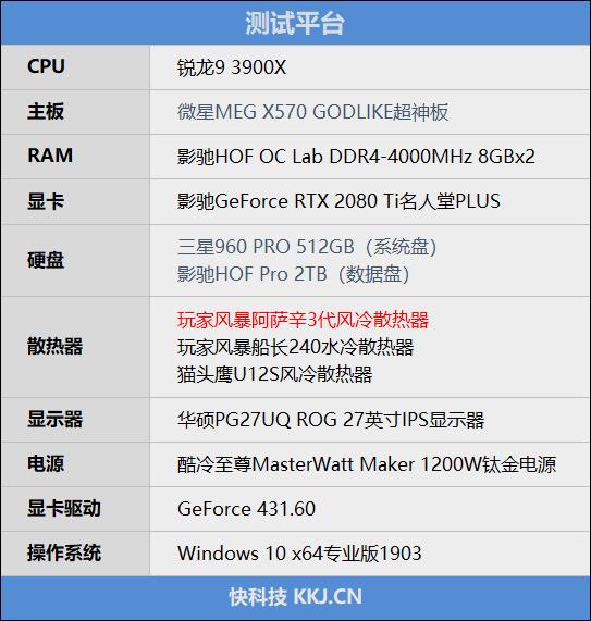 真正的风冷之王！玩家风暴阿萨辛3风冷散热器全网首发评测