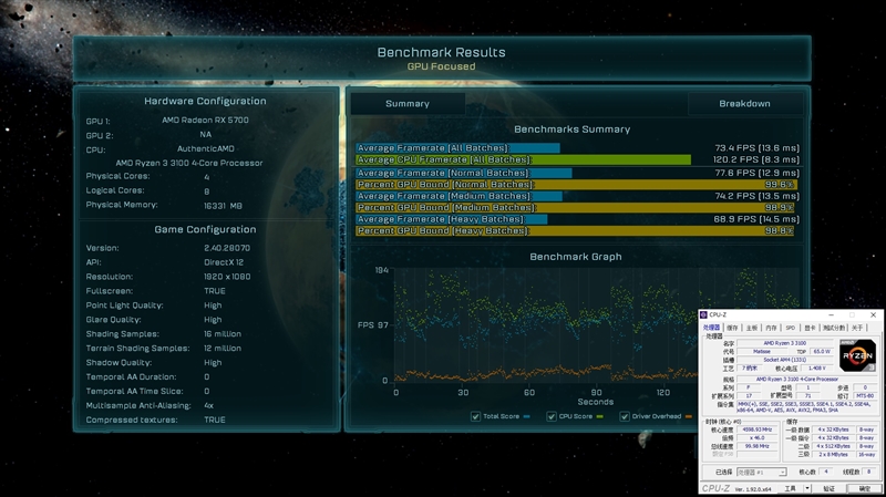 入门级处理器照样也能玩游戏！锐龙3 3100/3300X超频测试