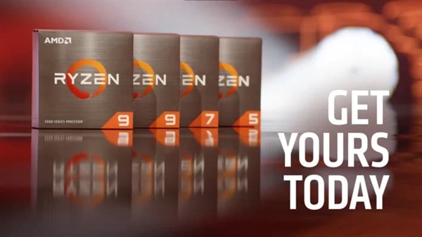 一夜之间：AMD锐龙5000处理器霸榜亚马逊畅销CPU TOP3