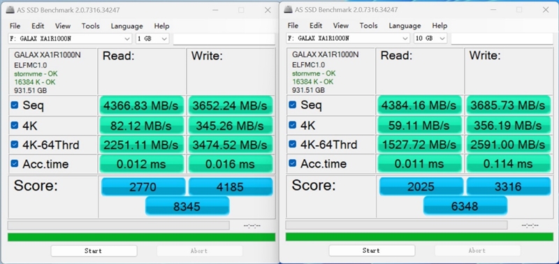 359元非常适合做游戏盘！影驰星曜X4 Pro 1TB SSD评测：读取超5000MB/s