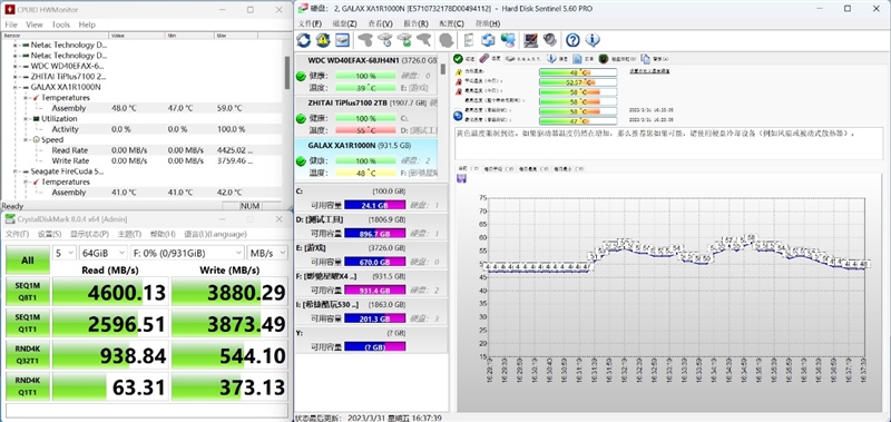 359元非常适合做游戏盘！影驰星曜X4 Pro 1TB SSD评测：读取超5000MB/s