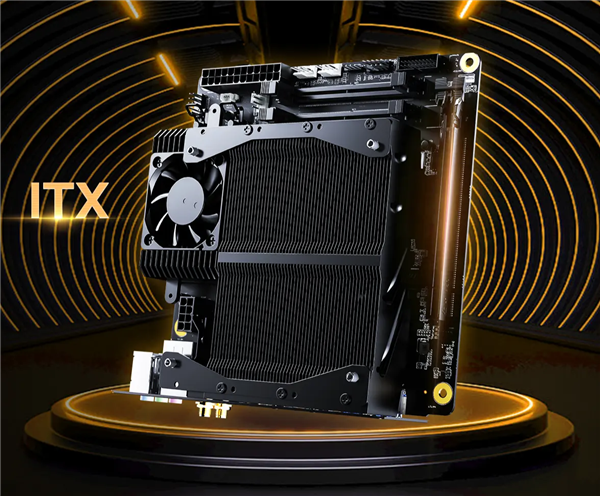铭凡ITX迷你主板上AMD Zen4 16核心：散热器夸张到无语