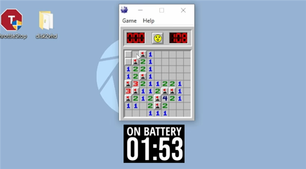 发烧友用56节5号电池运行台式机电脑：实测玩扫雷续航不到5分钟