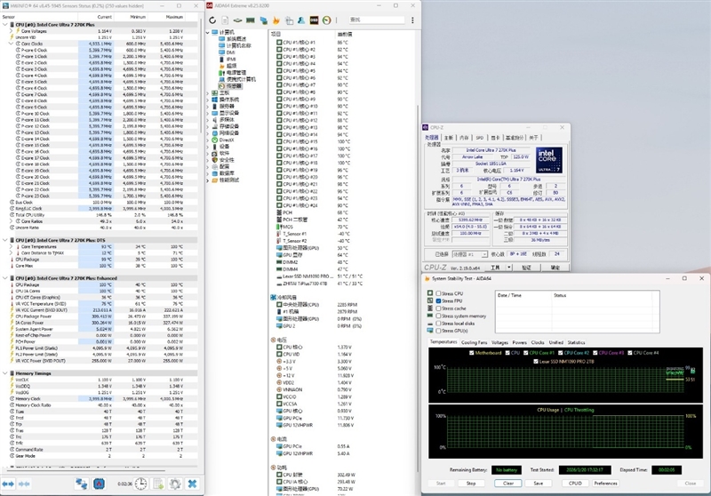 亡羊补牢 为时未晚否！酷睿Ultra 7 270K/5 250K Plus首发评测：游戏性能大幅提升