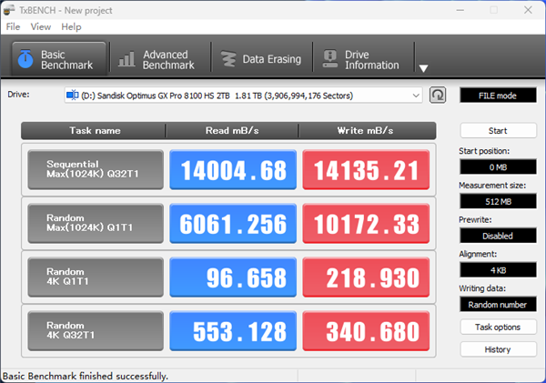 闪迪完美旗舰PCIe 5.0 SSD OPTIMUS GXPRO 8100 2TB实测：极速14.9GB/s、温度有惊喜