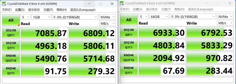 最强QLC到底有多强！致态Ti600s 2TB SSD评测: 顺序读取7400MB/s、写入寿命翻倍、温度低到离谱