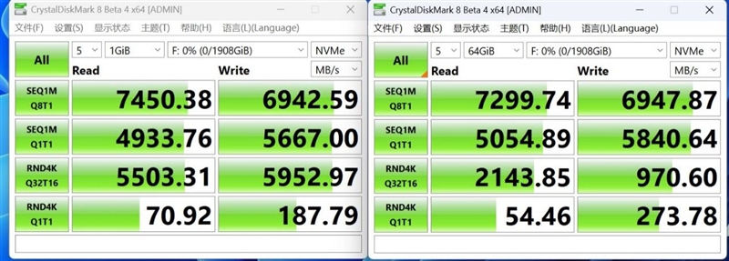 最强QLC到底有多强！致态Ti600s 2TB SSD评测: 顺序读取7400MB/s、写入寿命翻倍、温度低到离谱