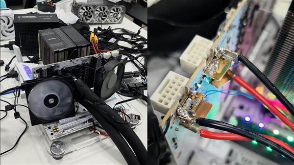 物理级防烧方案！大神魔改RTX 5090：16针接口直接焊死在PCB上