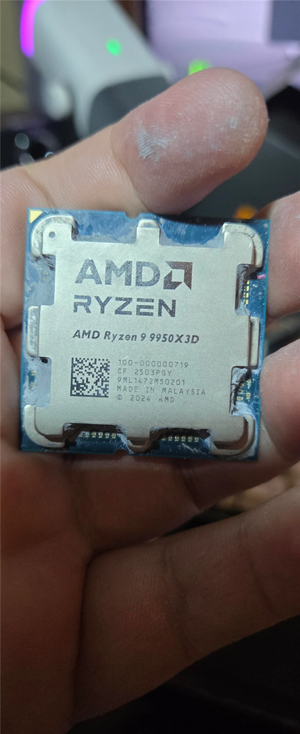 AM5再曝烧U事故!9950X3D开个内存预设就烧了:备用8500G也中招