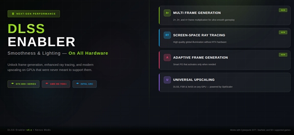 大神秀翻全场:抢先官方解锁RX 7000多帧生成和FSR4!可惜效果没想象好